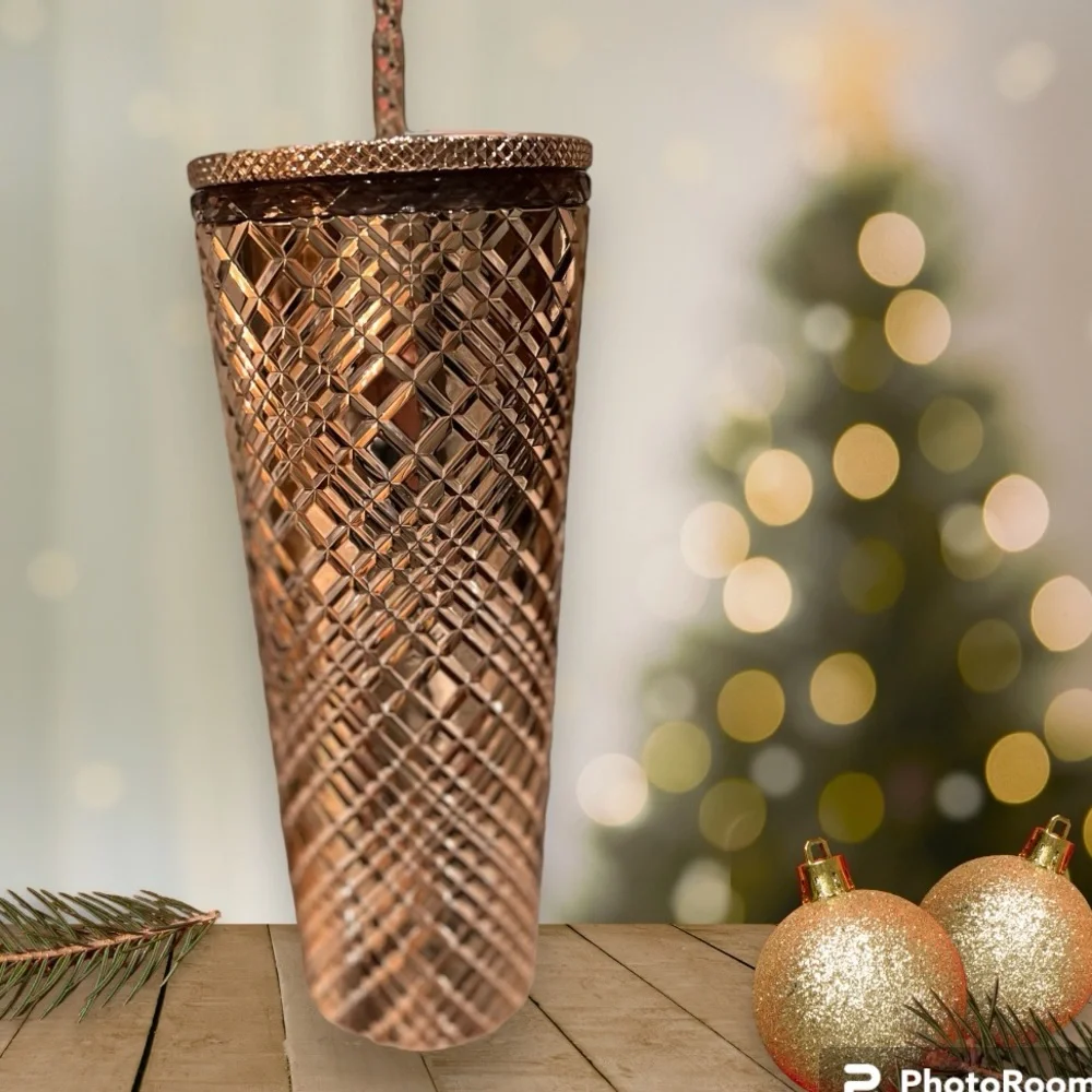 Starbucks Rose Gold Holiday Tumbler - Picture 4 of 6